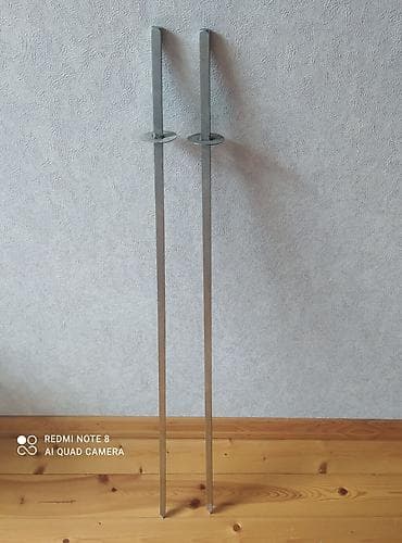 pol seki: Metal şiş dəsti (2 ədəd) - Material: paslanmayan polad - Forma — 2