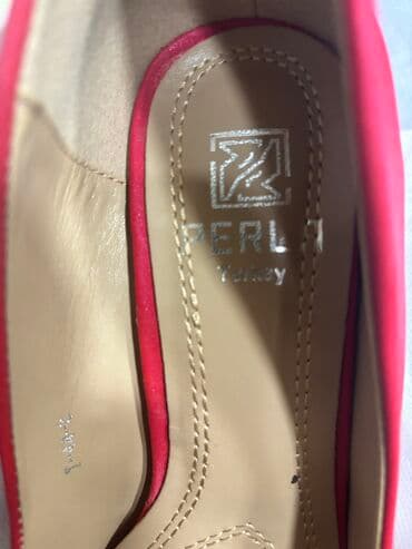 женские толстовки на молниями: Туфли, Размер: 37, цвет - Красный, Новый — 4