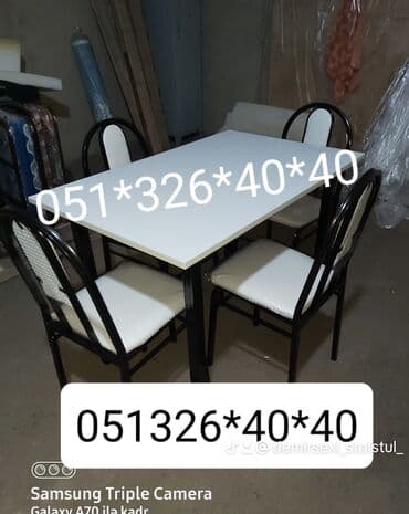 stol stul işlenmiş: Yeni, Sadə stul, Metal, Azərbaycan — 17