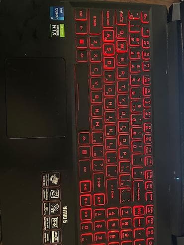 Elektronika: Acer Nitro 5 oyun noutbuku + GX Trust simli oyun siçanı - Model: Acer — 2