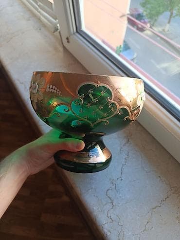farfor qab: Təcili satılır! Çexiya Respublikasının məşhur Bohemia Glass brendinə — 5