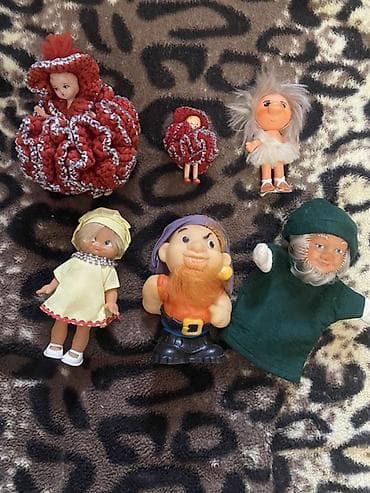 Oyuncaq kuklalar dəsti Qədimi - Müxtəlif ölçülü 6 ədəd kukla: - 2