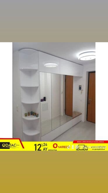 2 mərtəbəli carpayı: Yeni, Açılan, 5 qapı Düz dolab, Dəhliz dolabı, Azərbaycan — 1