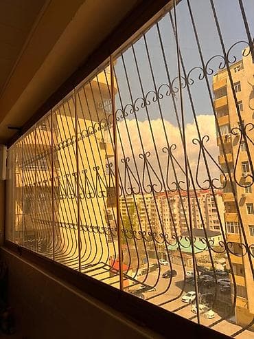 Balkon üçün sürüşdürülən şəffaf polikarbonat/polietilen küləkkeş