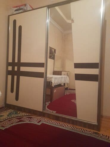 Quruducular: İşlənmiş, Açılan, 2 qapılı Düz dolab, Qarderob, paltar dolabı, Azərbaycan — 5