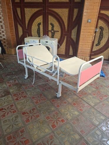 tek carpayılar: Tibbi funksiyalı xəstə çarpayısı - Metal karkaslı, möhkəm — 2