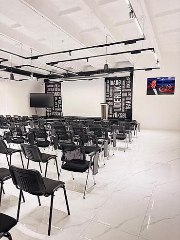 Konfrans & Görüş Zalı Saatlıq İcarəyə Verilir Təlim, seminar — 2