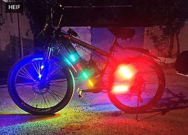 Велосипеды: STRIM X1 9600 dağ velosipedi – gecə sürüşləri üçün tam işıqlandırma — 9