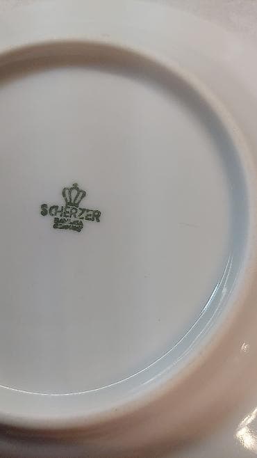 ağ süd: Qəhvə dəsti, rəng - Ağ, Farfor, Almaniya — 4