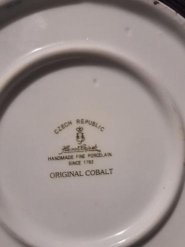 boş kisə: Boşqablar, 1 əd, rəng - Göy, Farfor — 9