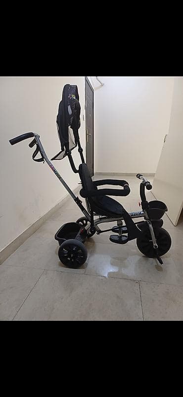 uşaq oyuncaqlari: Uşaq üçün elektrikli maşın – qırmızı rəngdə, iki oturacaqlı model — 6