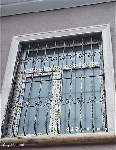 Dəmir pəncərə barmaqlıqları – dekorativ və təhlükəsizlik məqsədli həll