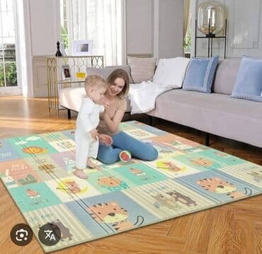коврик для детей: 🌸 Kiçiklərin oyun dünyası üçün ən rahat seçim! 🌸 👶 Yumşaq, təhlükəsiz — 4