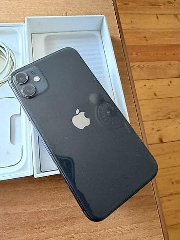 IPhone 11, 64 GB, Qara, Face ID — 2