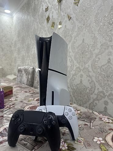 PS5 (Sony PlayStation 5): Ps slim 2 dual sense 1 ayın ps sıdı əla vəziyyətdə maraqlı olsa zəng — 1