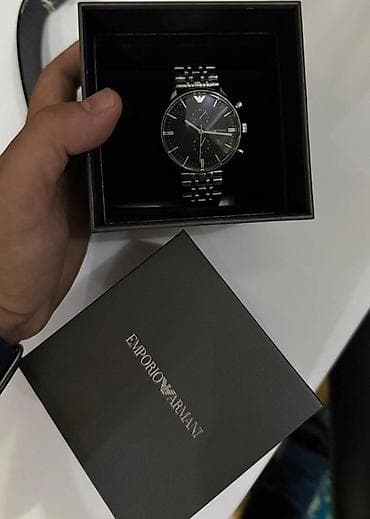 saatlar 2020: Qol saatı, Emporio Armani, rəng - Gümüşü — 1