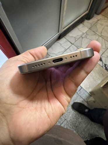 Запчасти для телефонов: IPhone 15 Pro, 128 ГБ, Серебристый, Face ID — 2