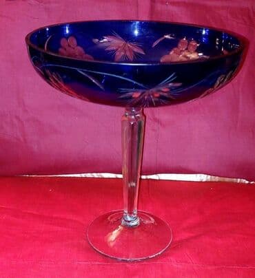 büllür: Kasalar, 1 əd, rəng - Göy, Şüşə — 2