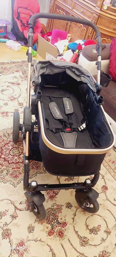 купить детскую коляску бу: Классическая прогулочная коляска, Б/у, Самовывоз — 9