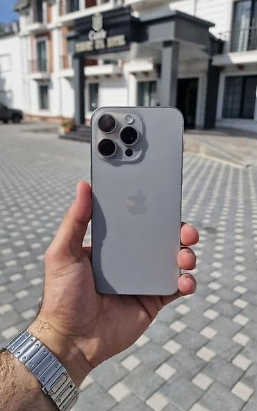 mobil nomre axtarisi: IPhone 15 Pro Max, 256 GB, Natural Titanium, Zəmanət — 1