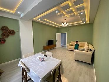 Потолок: İcarəyə verilir 2 otaqlı yeni tikili 84 m², 8 Noyabr m. Kateqoriya — 4