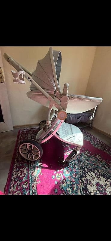 Uşaq arabası – körpələr üçün komfortlu beşik/oturacaq tipli model - — 2