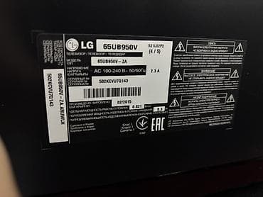 lg 102: Televizor LG LED ekran 65" 4K (3840x2160) — 3