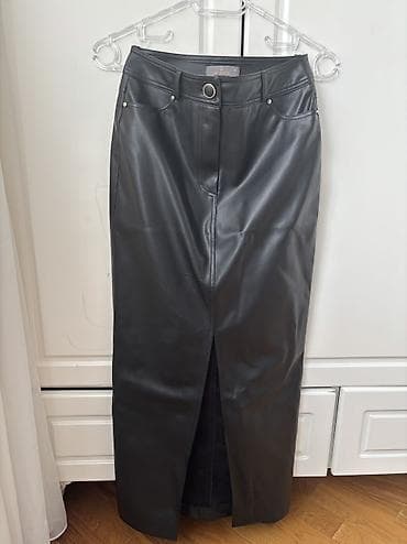 pull and bear: Of White Dəri ətək Phardi butikdən baha alınıb Yenidir, geyinilməyib — 2