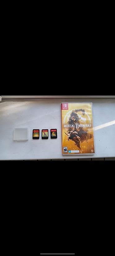 mortal kombat disk: Nintendo switch konsolu üçun oyun kartlicleri her biri ayriliqda 45m — 1