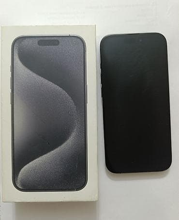 blu vidyo: IPhone 15 Pro, 128 GB, Black Titanium, Face ID — 1
