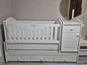 Beşiklər: Oğlan və qız üçün, Dördbucaq, Beşik, Matrassız, Yellənmə mexanizmsiz — 1