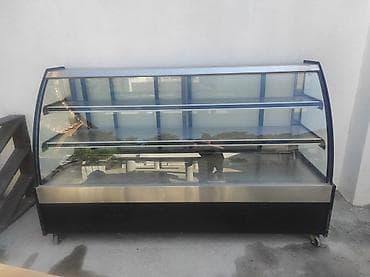 vitrin panel: Vitrin soyuducu – şüşəli, 3 səviyyəli - İstifadə sahəsi: kafe — 3