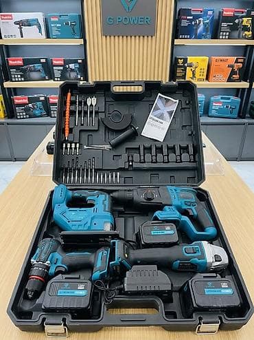 drel satiram: Gpover dəst 4lü Kömürsüz Direl laqunda perforator lobzik 190 qiymət — 1