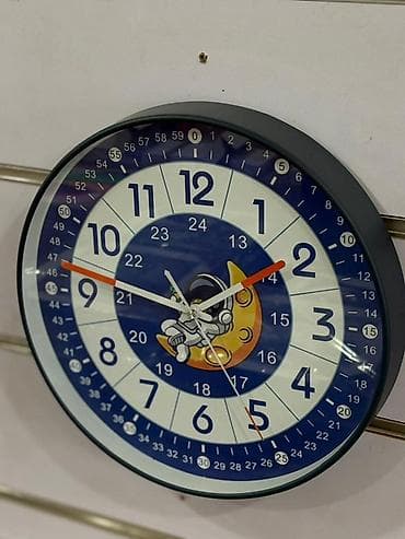 Şəkillər, tablolar: Divar saatları, Saniyə əqrəbi — 4