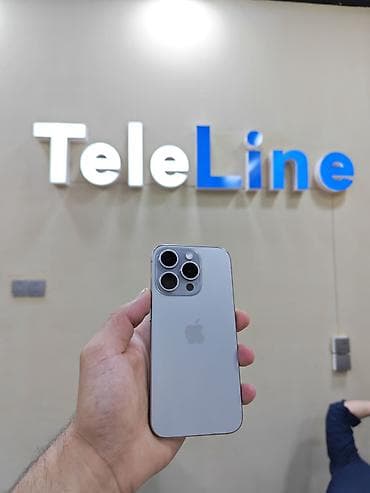 IPhone 15 Pro, 256 GB, Natural Titanium, Zəmanət, Simsiz şarj, Face ID lalafo.az -da IPhone 15 Pro, 256 GB, Natural Titanium, Zəmanət, Simsiz şarj, Face ID