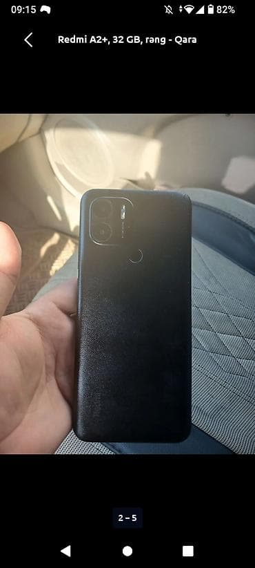 tab a 8: Redmi A2+, 32 GB, rəng - Qara, Barmaq izi — 2