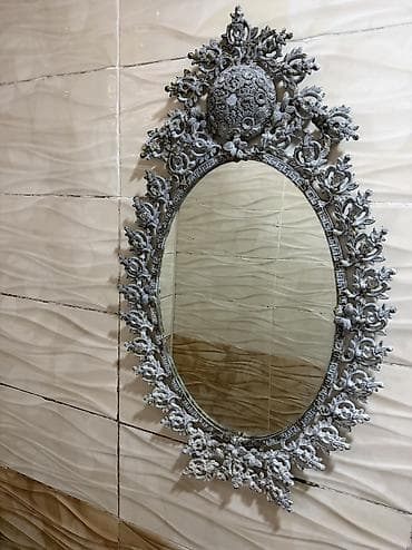dekor soba: Güzgü Divar üçün, Oval, Dekorativ, Naxışlı — 1