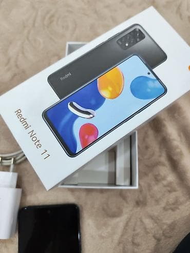 redmi note 8 batareya qiyməti: Redmi Note 11, 64 GB, rəng - Qara, Sənədlərlə — 4