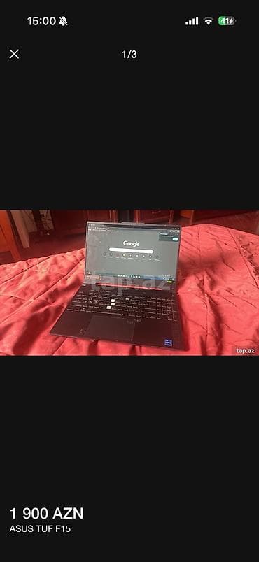 İşlənmiş ASUS TUF Gaming, 15.6 ", Intel Core i7, 512 GB, Ödənişli çatdırılma