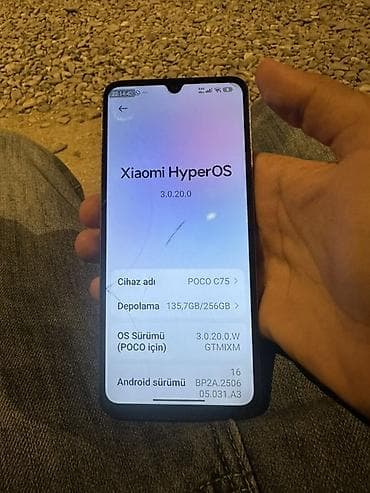 2 ci el monitör: Poco C75, 256 GB, rəng - Qara — 4