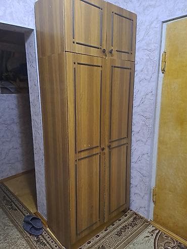 siyirmeli dolablar: Açılan, 4 qapılı Düz dolab, Qarderob, paltar dolabı — 1