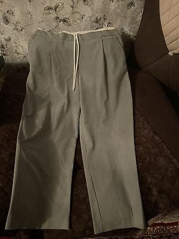 Bol kəsim Şalvar, Zara, XL, rəng - Boz — 2