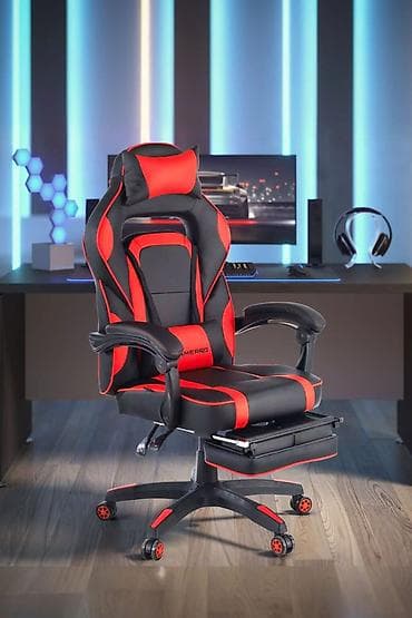 komputer stolu satilir: Новый, С колесиками, Рукояти регулируются, Кожа — 3