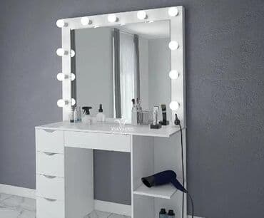 Yeni, Saş kəsimi üçün masa, Güzgülü