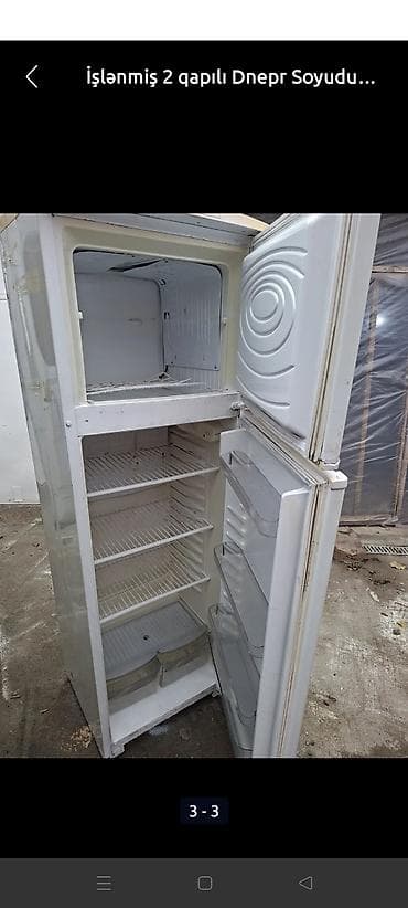 sharp soyuducu servis: Yeni 2 qapılı Biryusa Soyuducu Satılır, rəng - Ağ — 10