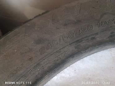 Şin və təkərlər: İşlənmiş Şin Bridgestone 245 / 50 / R 20 — 2