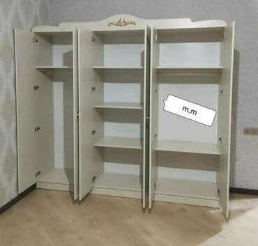 qapi: Yeni, Açılan, 5 qapı Düz dolab, Qarderob, paltar dolabı, Azərbaycan — 4