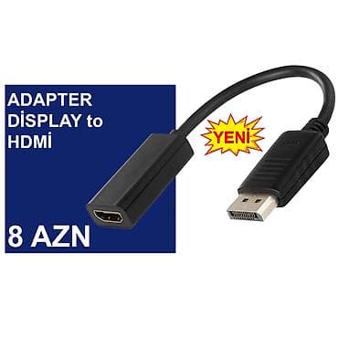 Masaüstü kompüterlər və komponentlər: Display Port Adapterlər/Konverterlər (Çeviricilər) ⭐Display Port to — 6