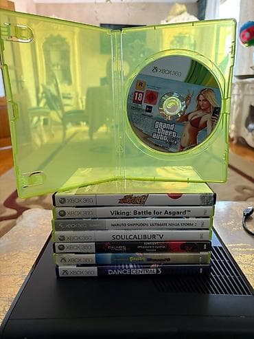 for x5 magic: Xbox 360 slim 250gb yaxşı vəziyyətdədir heç bir problemi yoxdur Pult — 8
