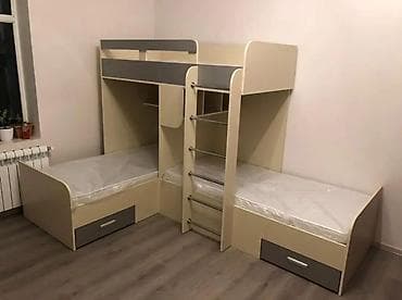 Oğlan və qız üçün, Yeni, Çarpayı, Matras ilə, Siyirməli, Laminat